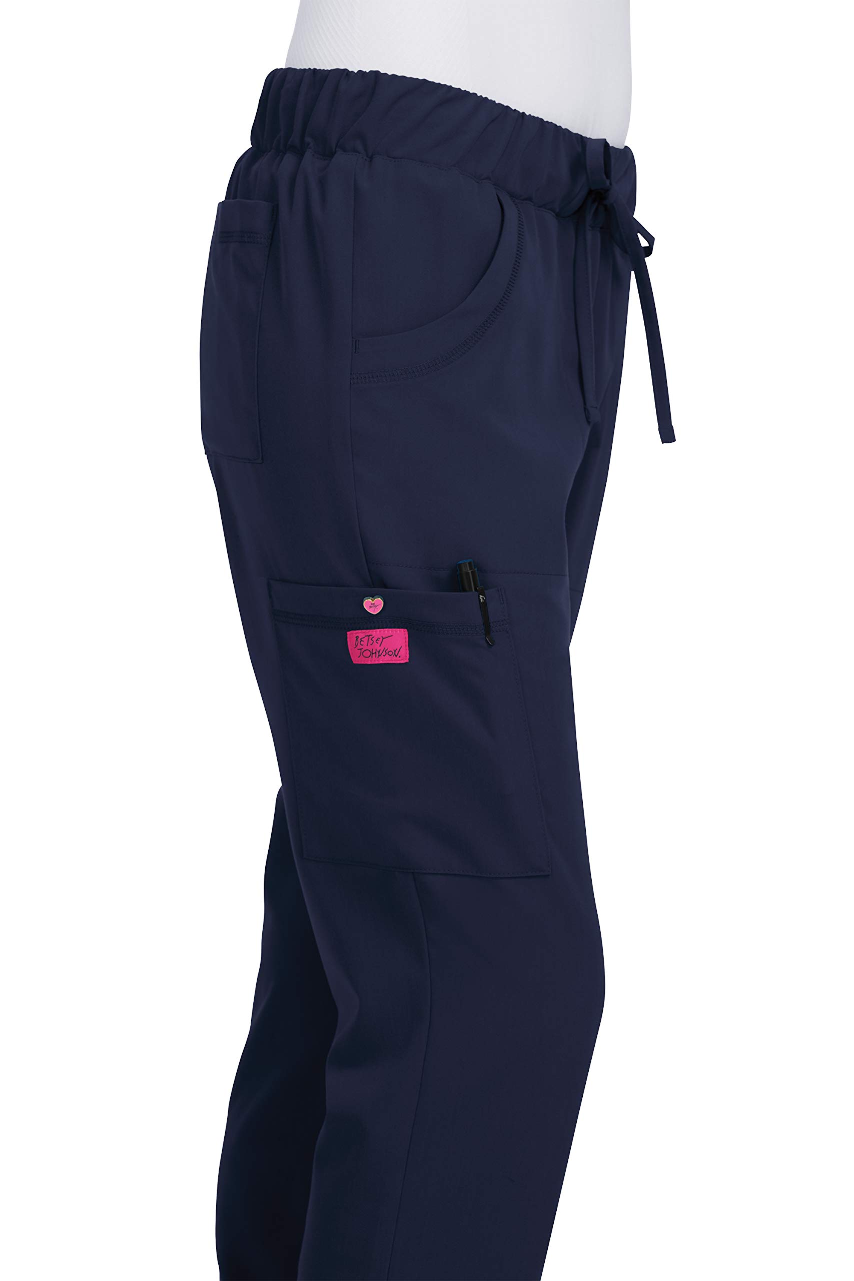 KOI Betsy Johnson Buttercup Women's 6-Pocket Slim Fit Scrub Pants - Image 3