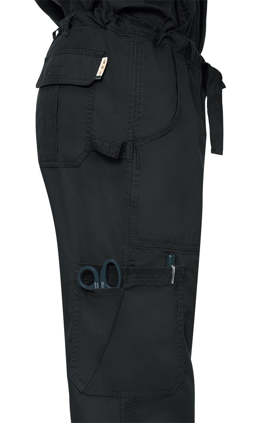 KOI Men's and Tall James Elastic Scrub Pants with Zip Fly and Drawstring Waist - Image 3